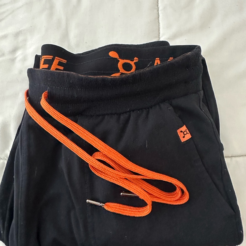 Black and Orange Kids Bottoms